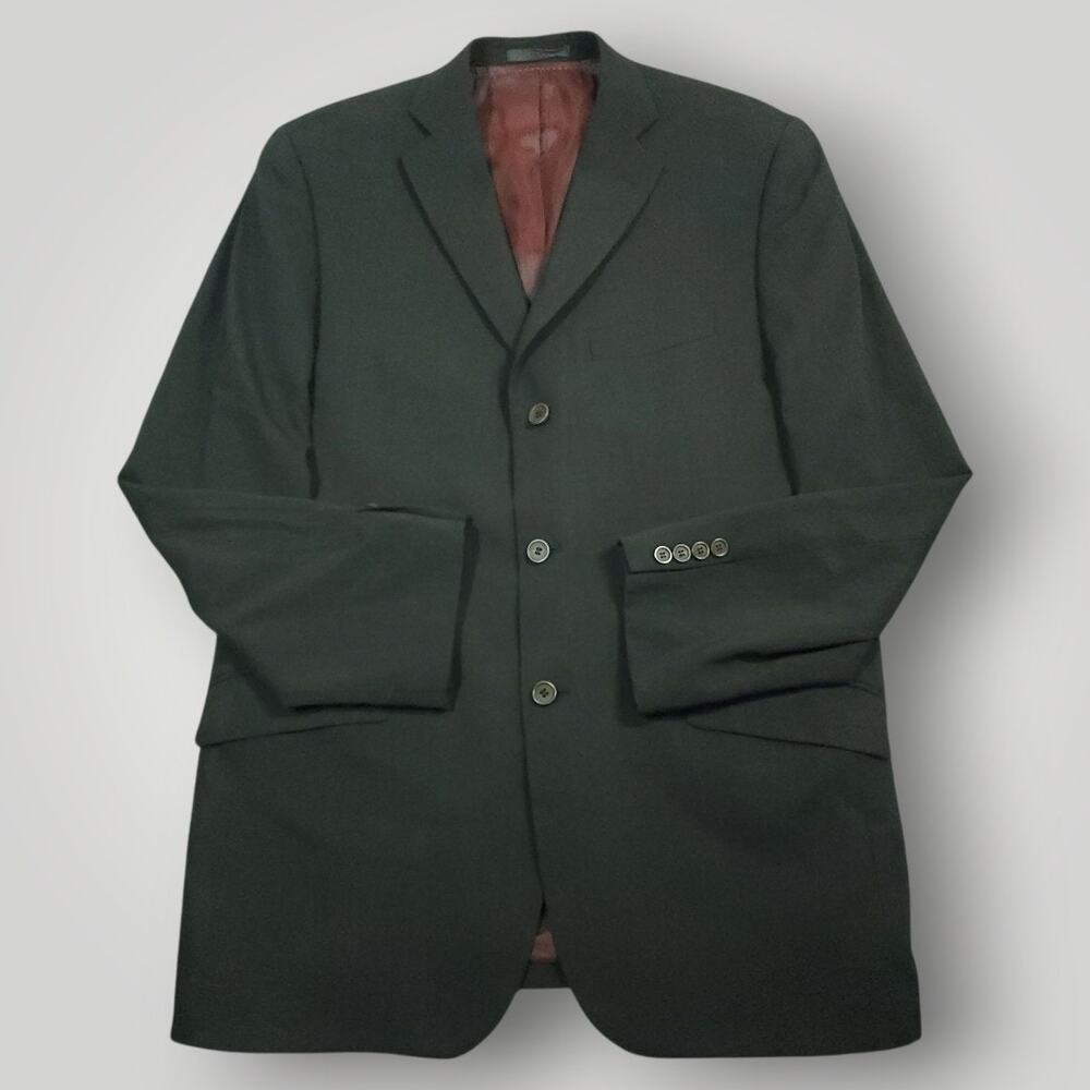 Ted Baker Endurance Blazer Sport Coat Mens 44R Slim Fit Wool Lightweight Black